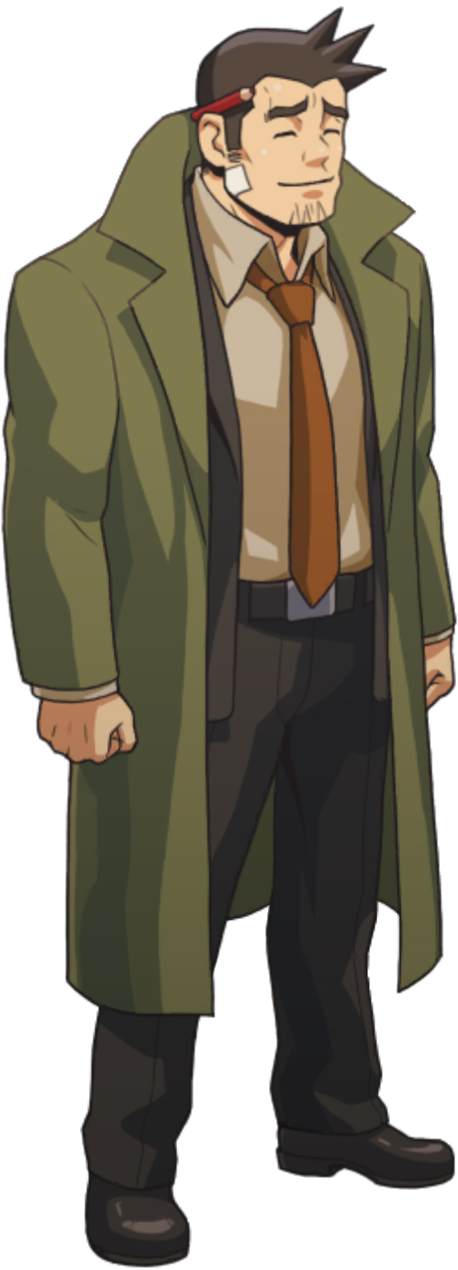 Laughing / Smiling (Right) - Ace Attorney Investigations Collection