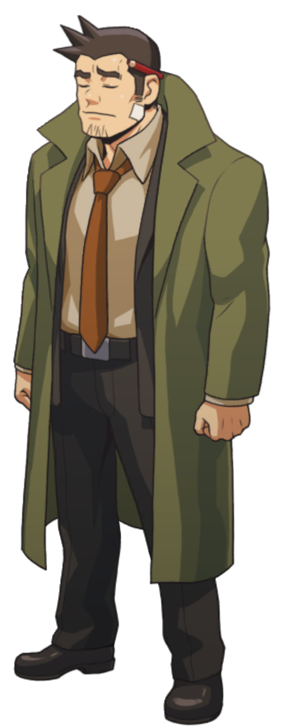 Dejected (Left) - Ace Attorney Investigations Collection