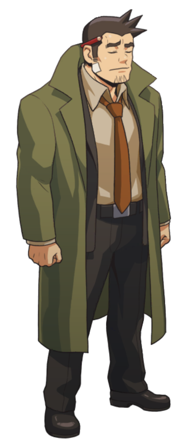 Dejected (Right) - Ace Attorney Investigations Collection
