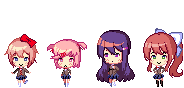 Stickers - Doki Doki Literature Club! Customs
