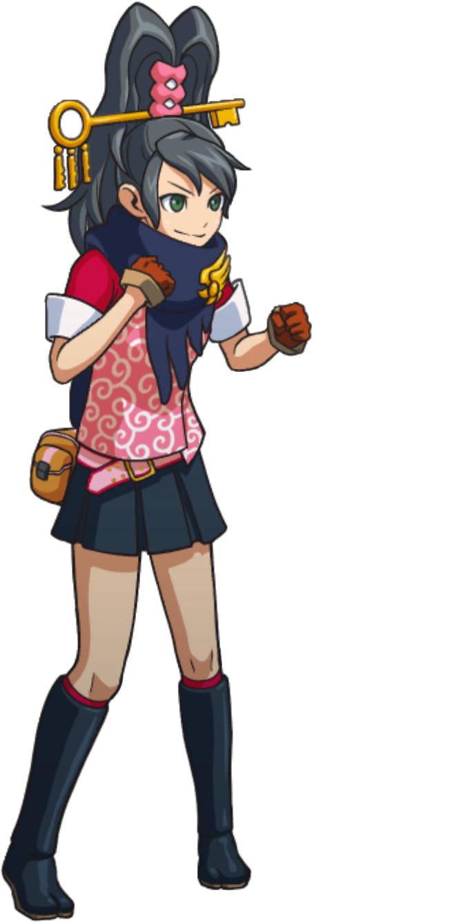 Punching / Fighting Stance (Right) - Ace Attorney Investigations Collection