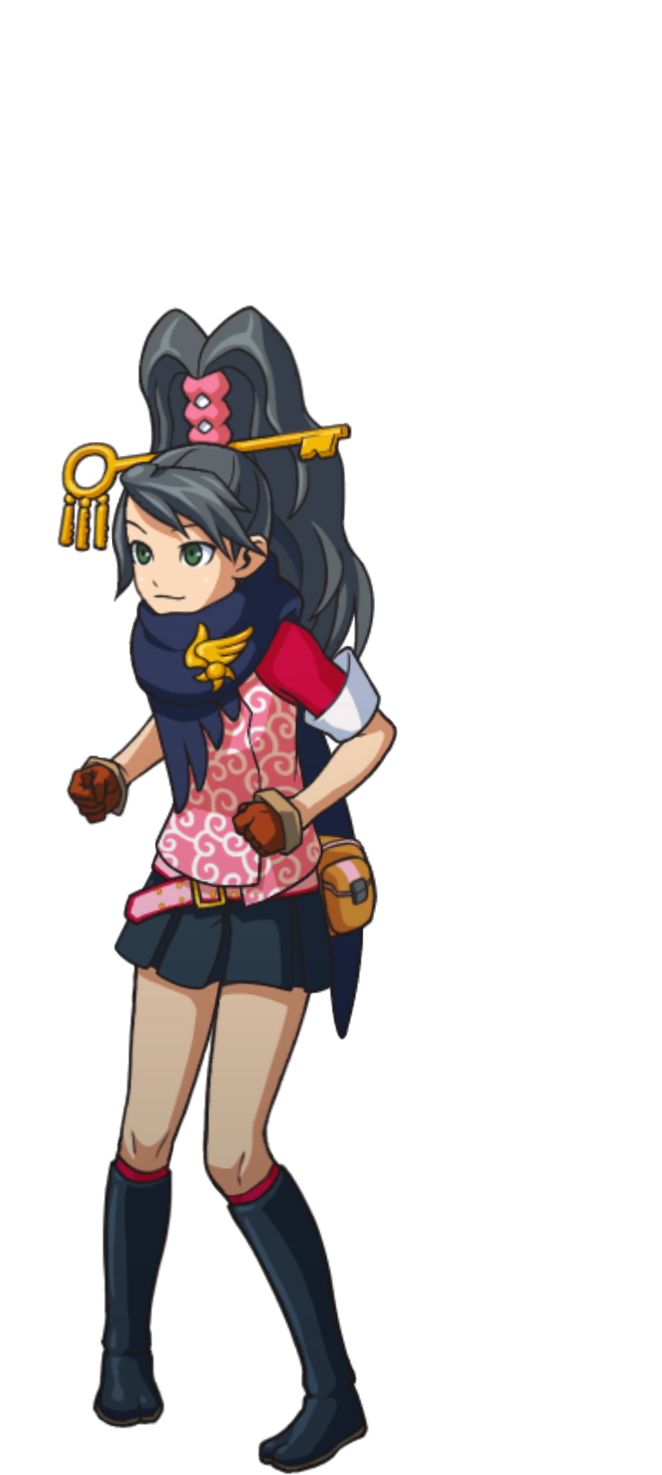 Jumping for Joy (Left) - Ace Attorney Investigations Collection