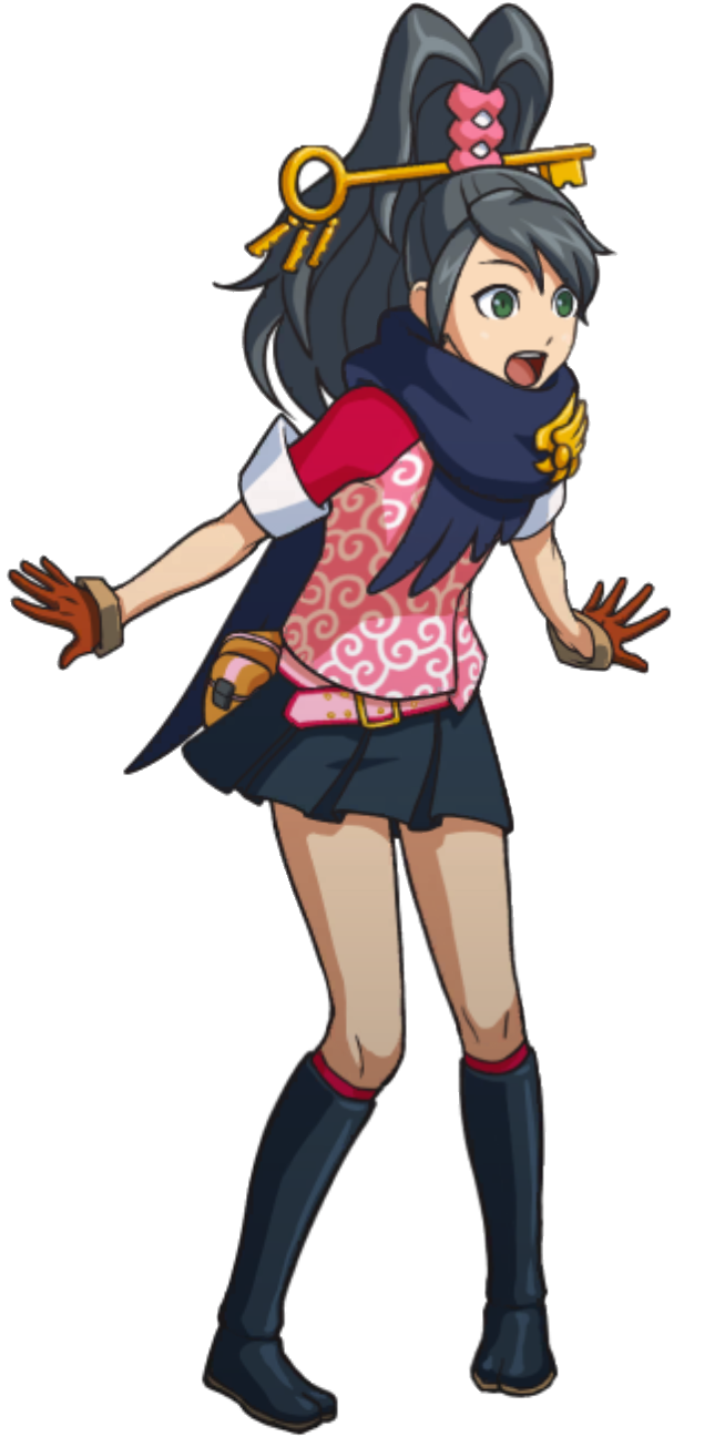Shocked (Right) - Ace Attorney Investigations Collection