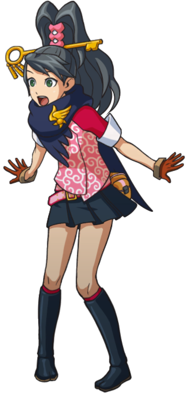 Shocked (Left) - Ace Attorney Investigations Collection