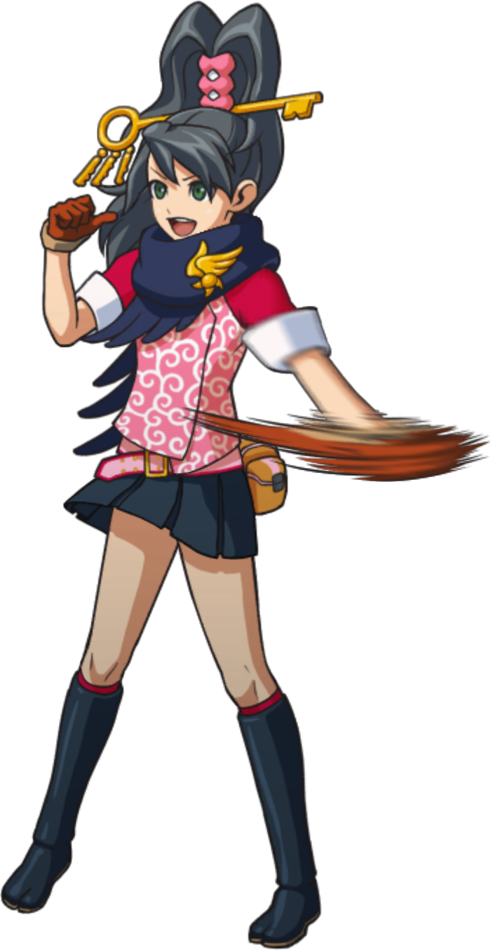 Striking a Pose (Left) - Ace Attorney Investigations Collection