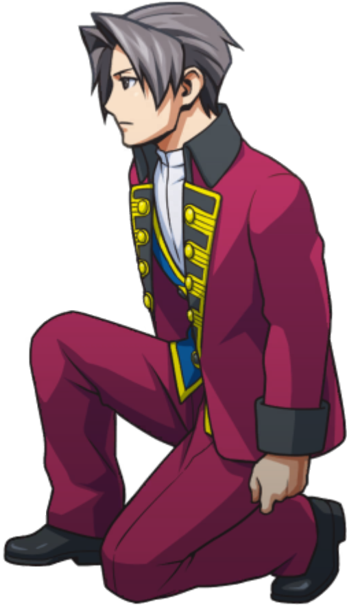 Putting On Cravat - Ace Attorney Investigations Collection