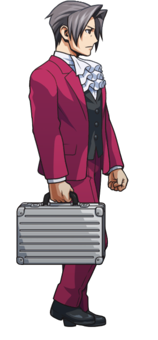 Walking with Briefcase (Right) - Ace Attorney Investigations Collection