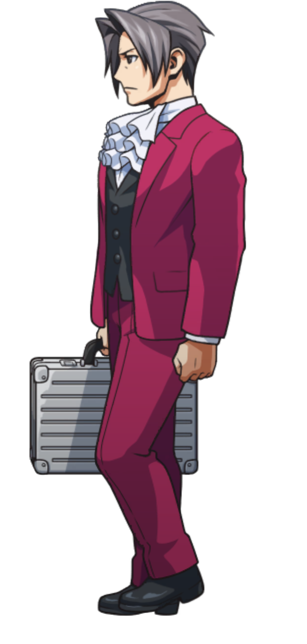 Walking with Briefcase (Left) - Ace Attorney Investigations Collection