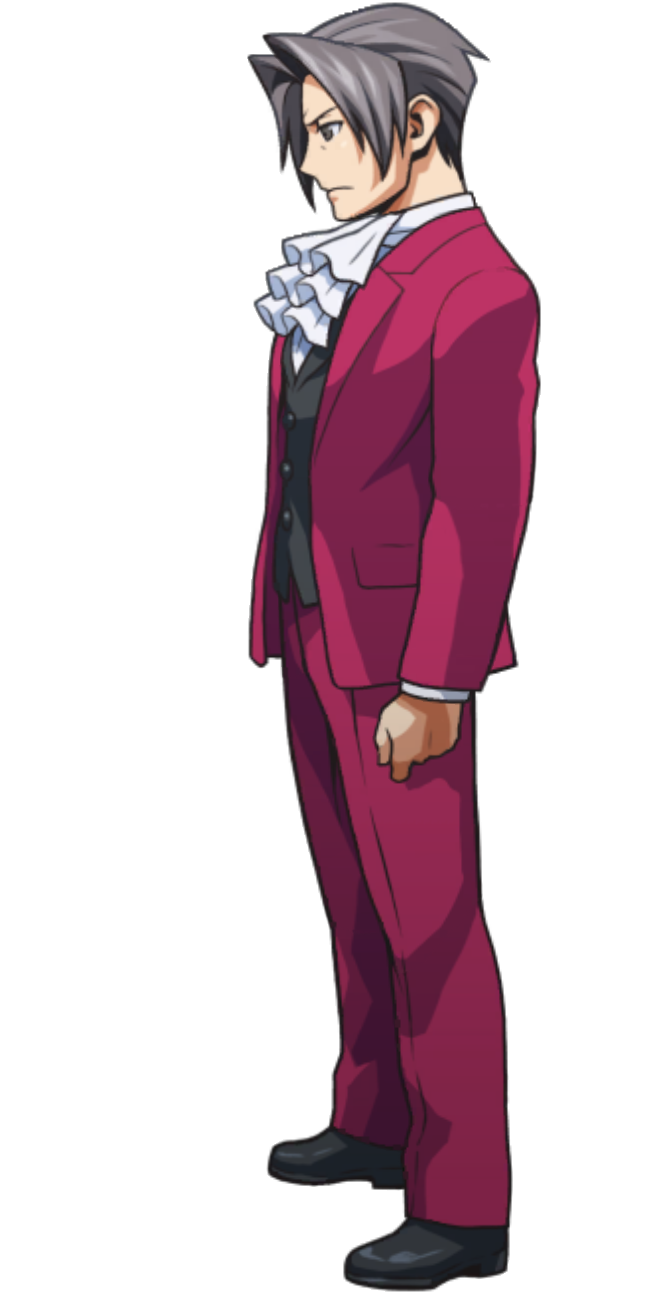 Grabbing Phone from Floor - Ace Attorney Investigations Collection
