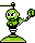 Fly Boy (Green, Flying) - Mega Man 2