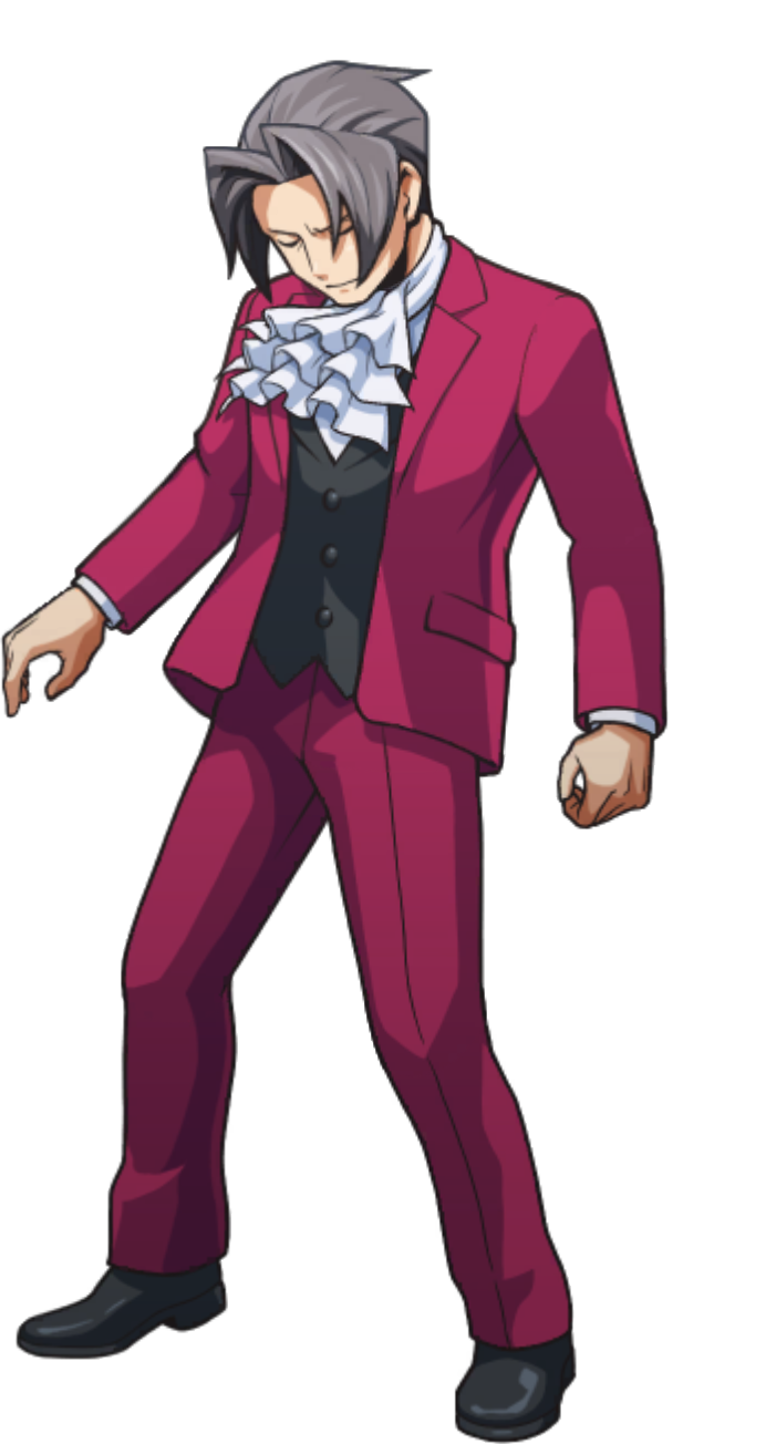 Shocked / In Agony (Left) - Ace Attorney Investigations Collection