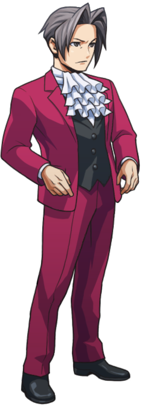 Thinking / Arms Crossed (Right) - Ace Attorney Investigations Collection