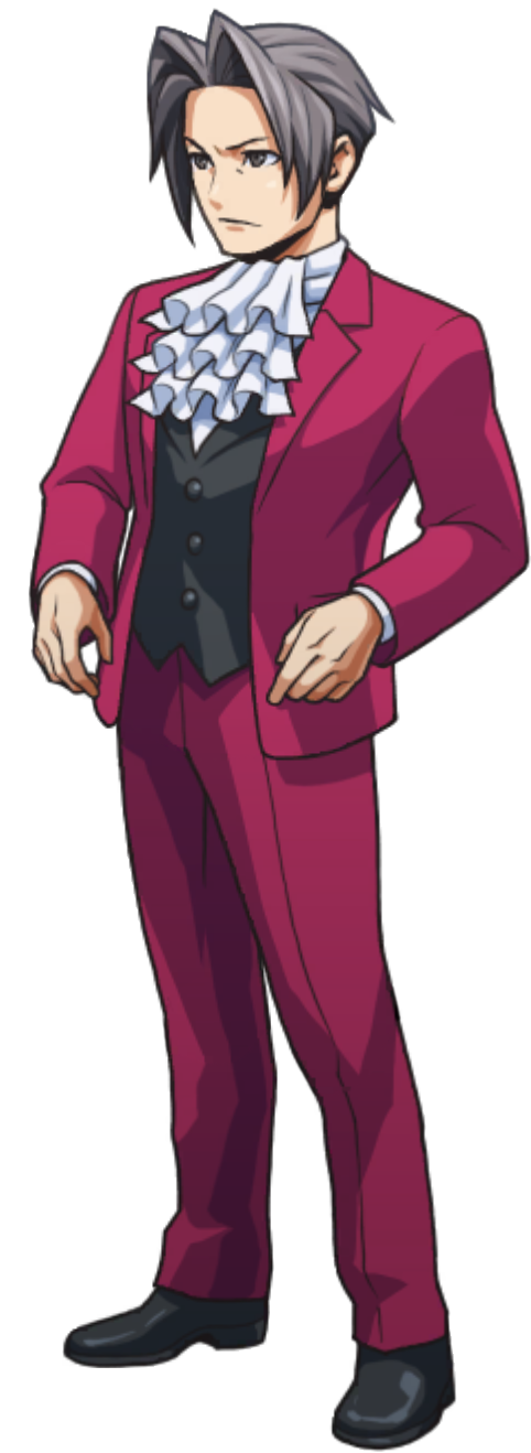 Thinking / Arms Crossed (Left) - Ace Attorney Investigations Collection
