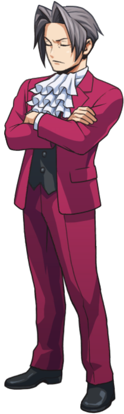 Thinking / Arms Crossed (Loop, Left) - Ace Attorney Investigations Collection