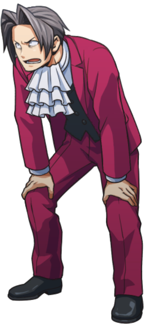 Panting / Wobbling - Ace Attorney Investigations Collection