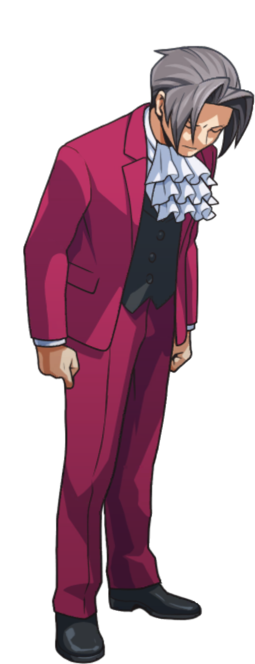 Bowing [3] (2, Right) - Ace Attorney Investigations Collection