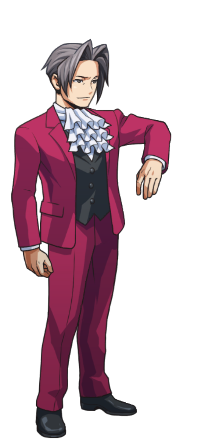 Bowing [1] (Right) - Ace Attorney Investigations Collection