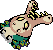 Swim Head Attack Up-Right - Mina the Hollower