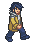 Walking (down) - Mega Man Battle Network 5