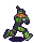 Run (north-east) - Mega Man Battle Network 5