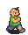 Walking (south-east) - Mega Man Battle Network 5