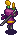 Idle (purple ninja, up) - Mega Man Battle Network 5