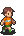 Kid 2, walking (south-east) - Mega Man Battle Network 5