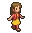 Kid 4, walking (down) - Mega Man Battle Network 5
