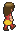 Kid 4, walking (up) - Mega Man Battle Network 5
