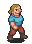 Adult 1, walking (south-east) - Mega Man Battle Network 5