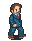 Adult 7, walking (down) - Mega Man Battle Network 5