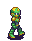 Navi 1, walking (south-east) - Mega Man Battle Network 5