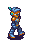 Navi 3, walking (south-east) - Mega Man Battle Network 5