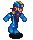 Run (south-east) - Mega Man Battle Network