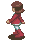Walking (Ms. Yuri, north-west) - Mega Man Battle Network