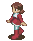Walking (Ms. Yuri, south-west) - Mega Man Battle Network