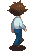 Walking (north-east) - Mega Man Battle Network