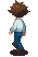 Walking (north-west) - Mega Man Battle Network