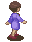 Walking (dress, north-east) - Mega Man Battle Network
