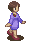 Walking (dress, south-east) - Mega Man Battle Network