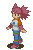 Walking (south-west) - Mega Man Battle Network