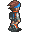 Walking (north-east) - Mega Man Battle Network 5