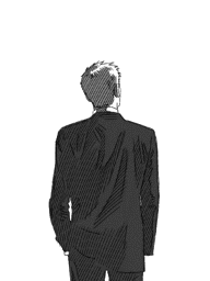 33. Standing - Back angle (Suit) - Last Window: The Secret of Cape West
