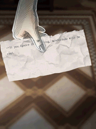 (7)JP. Mrs. Patrice reveals a threat letter she received - Last Window: The Secret of Cape West