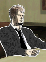 2. Kyle waiting at the table - Last Window: The Secret of Cape West