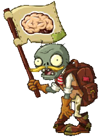 Idle - Flag Zombie - Plants vs. Zombies 2