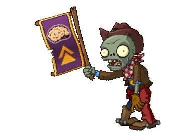 Walking - Rally Flag Zombie - Plants vs. Zombies 2