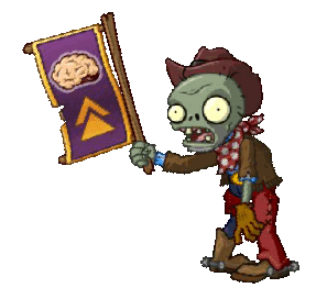 Eating - Rally Flag Zombie - Plants vs. Zombies 2