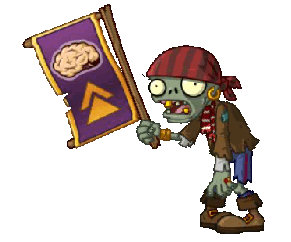 Walking - Rally Flag Zombie - Plants vs. Zombies 2