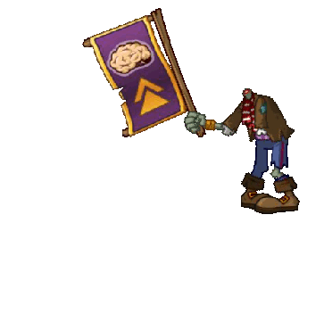 Death - Rally Flag Zombie - Plants vs. Zombies 2